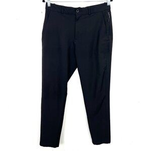 FLX Active Slim‎ Pants Black Elastic Waist Stretch Men's Size 32